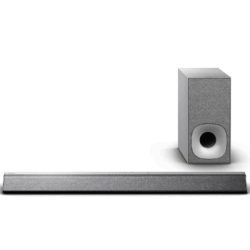 Sony HTCT381S Silver - 300W 2.1 Soundbar with Wireless Subwoofer  Bluetooth  NFC  4x HDMI Ports